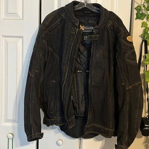 Xelement motorcycle jacket with armor